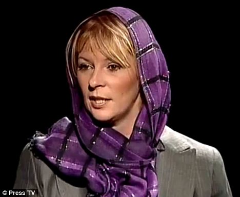 Convert: Lauren Booth, who is Cherie Blair&iquest;s half sister, decided to convert to Islam after what she described as a holy experience in Iran